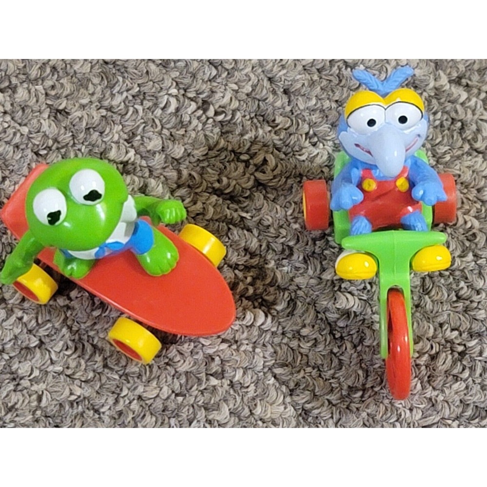 Gonzo, Kermit Vintage McDonald’s Muppet Babies Figures Toys 1986